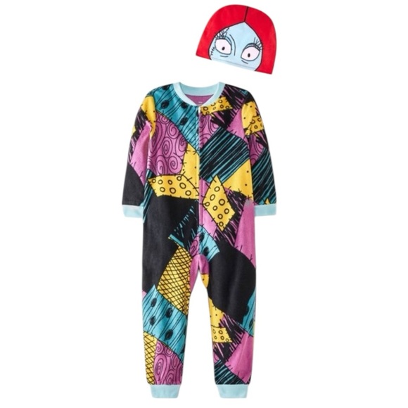 NWT Nightmare Before Christmas SALLY BLANKET SLEEPER WITH CAP Baby Girls 18M - Picture 2 of 8